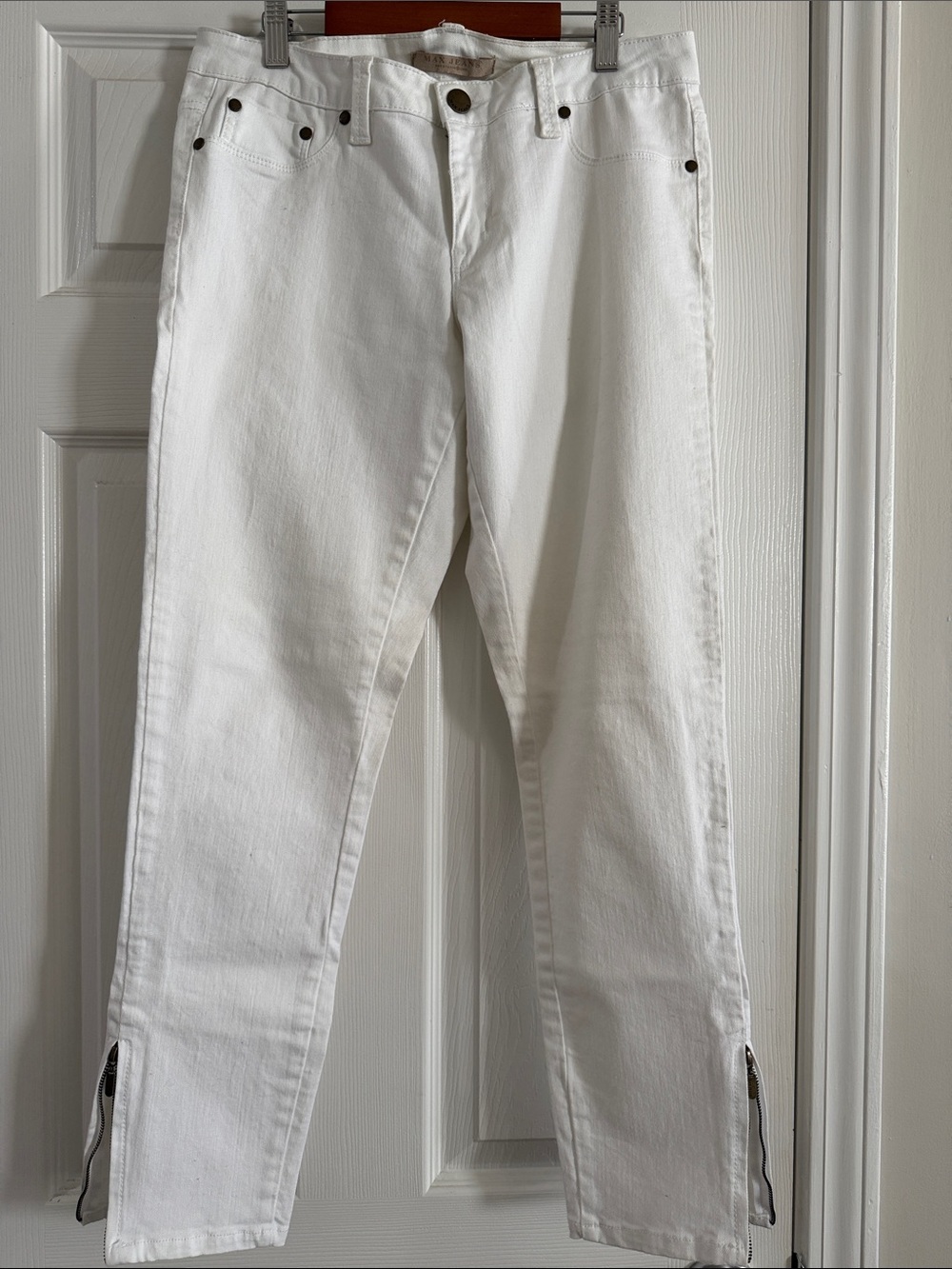 Max Jeans White Slim Straight Women’s Jeans
